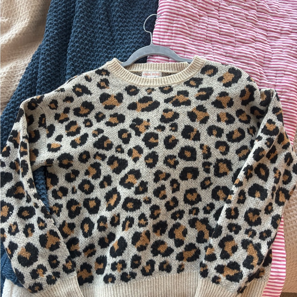 Leopard Print Sweater